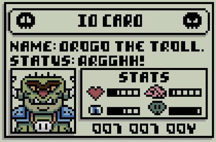 RetroNFTs Drogo The Troll ID Card