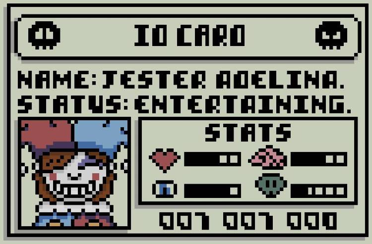 RetroNFTs Adelina The Jester ID Card