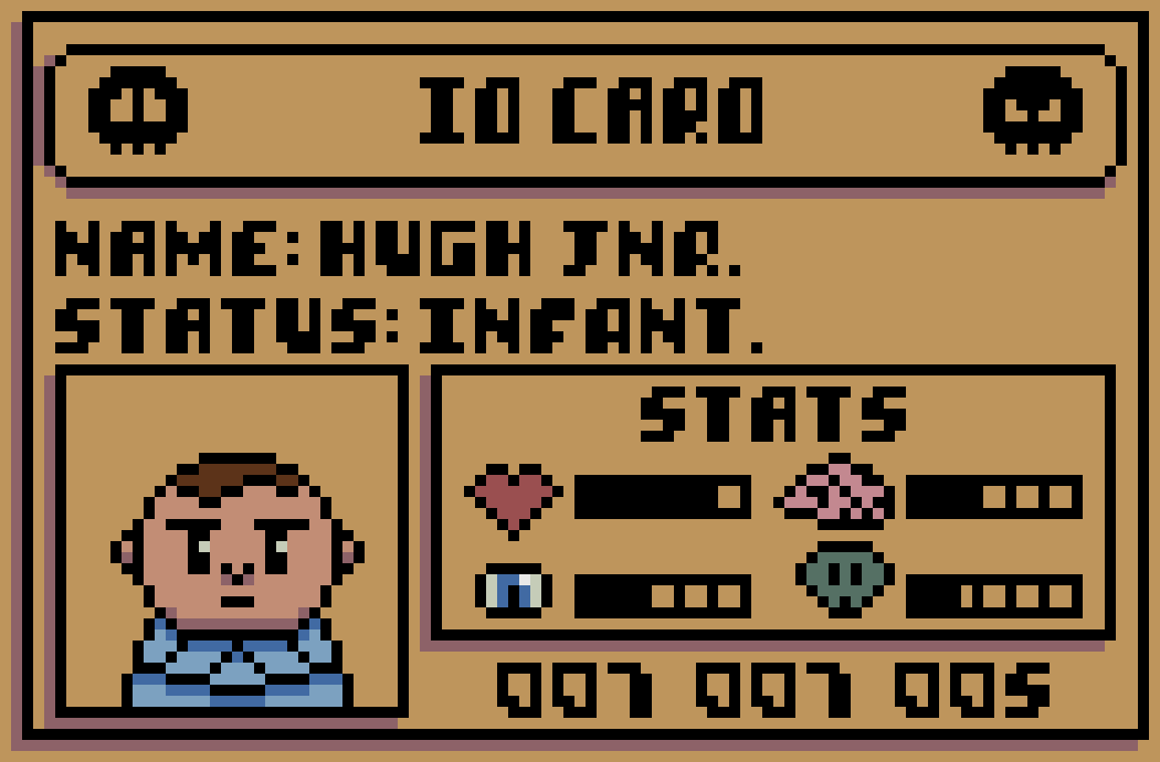 RetroNFTs Hugh Jnr ID Card