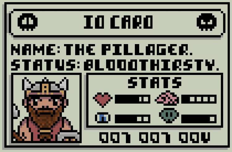 RetroNFTs The Pillager ID Card