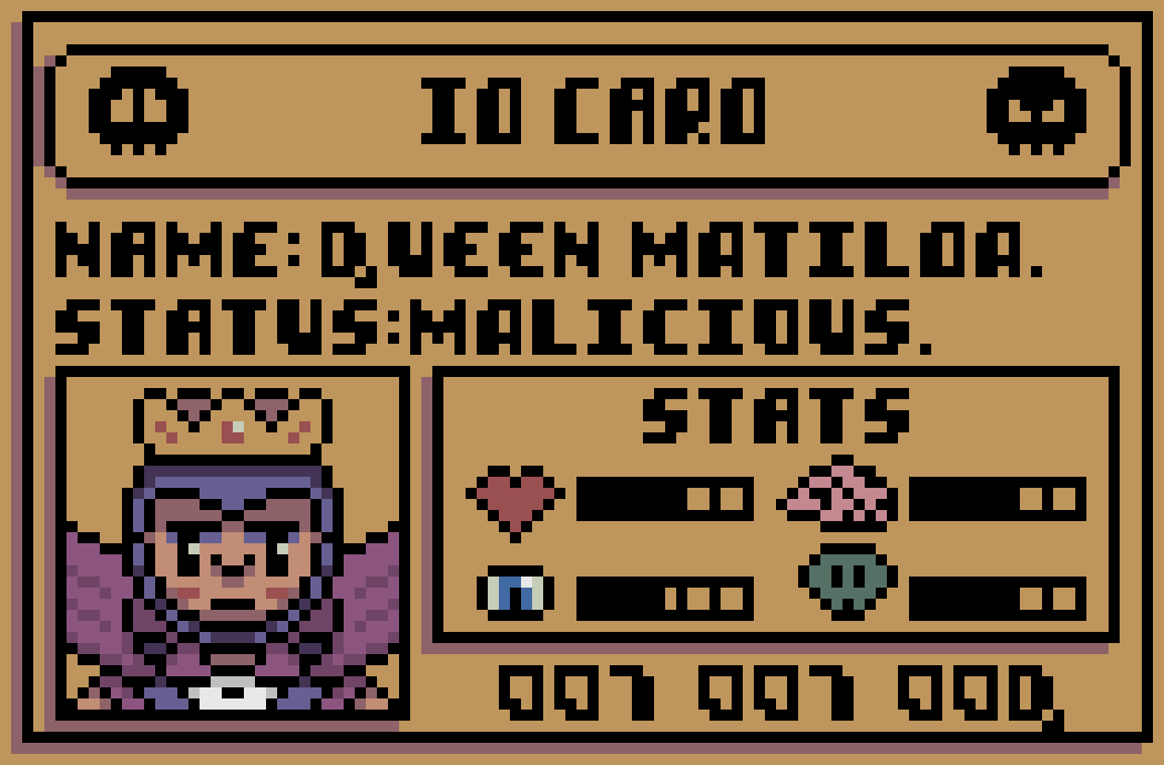 RetroNFTs Queen Matilda ID Card