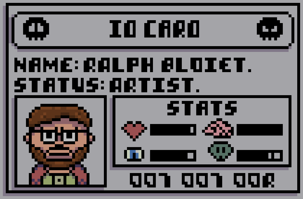 RetroNFTs Ralph Bloiet ID Card