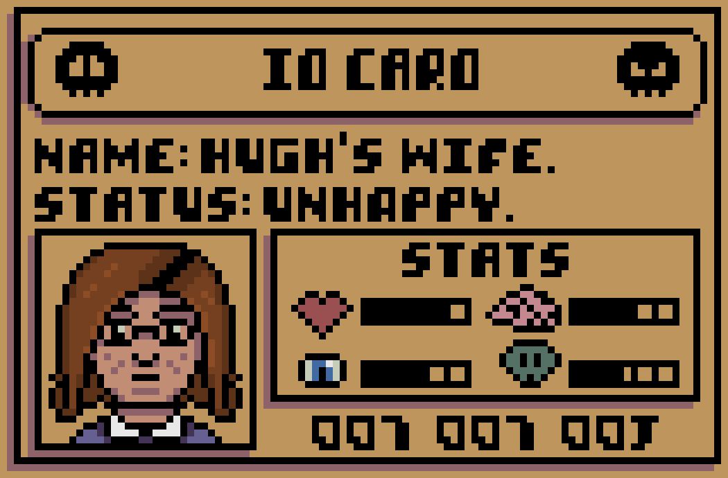 RetroNFTs Hugh's Wife ID Card