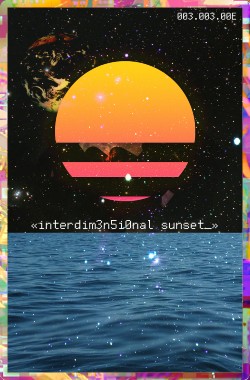 RetroNFTs Sunset Card